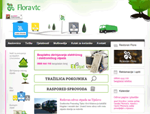 Tablet Screenshot of flora-vtc.hr